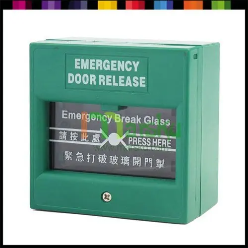 Plastic Emergency Door Release Glass Break Alarm Button 2399in Tire