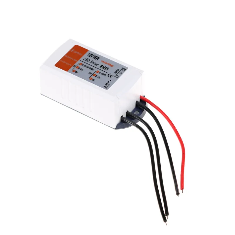 Переключатель мощности, трансформатор 220V к DC 12V 18W адаптер преобразователя питания для светодиодной ленты