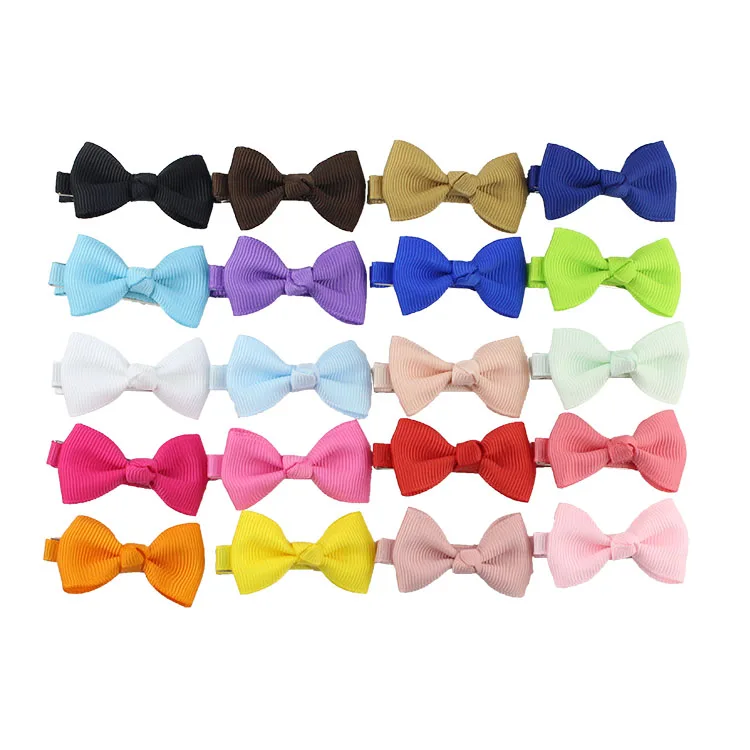 Newborn Cute Colorful Bow Elastic Hairbands Baby Girls Hair Wrap Ribbon Headbands Hair Bands Kids Headwear Hair Accessories (3)