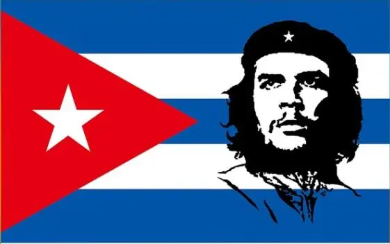 Che Guevara Cuba Flag custom hobby business history banner flag 90x150cm | Дом и сад