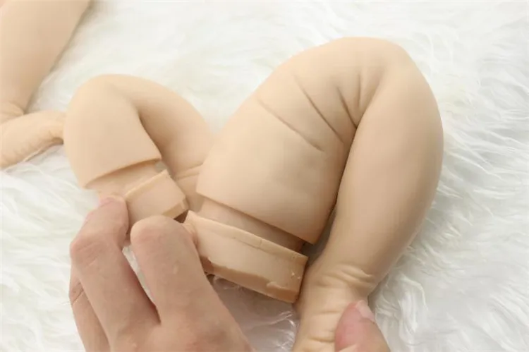 50 см Мягкая Реалистичная настоящая человеческая кожа цельная силиконовая кукла Reborn Baby Doll Набор игрушек 20 дюймов набор reborn младенцев новорожденная кукла модель