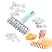 Очень практичный Многофункциональный решетчатый роликовый резак для пиццы, пирога, печенья, нож для теста, тиснение, тесто, инструменты для выпечки