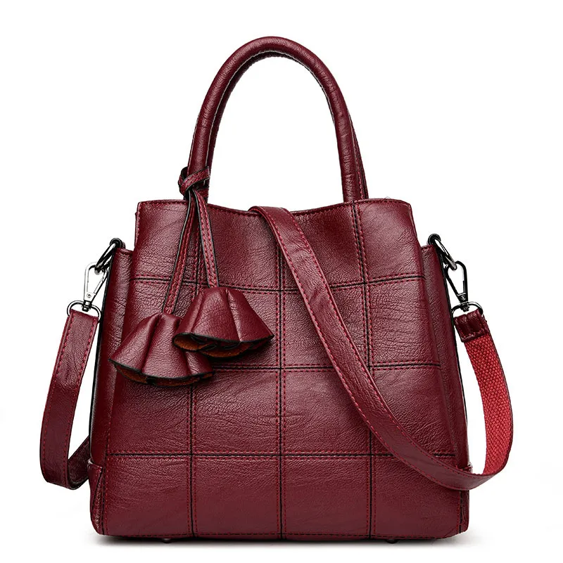 

Leather Luxury Handbags Women Bags Designer handbags High Quality Women Shoulder Bag Female crossbody messenger bag