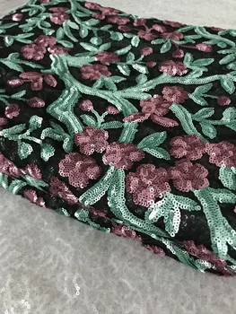 

top quality David-10777 french lace fabric african lace fabric with embroidery mesh tulle fabric