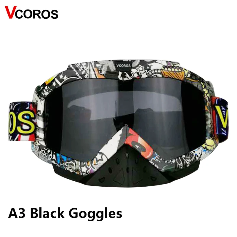 VCOROS dirt bike мотоциклетный шлем ветрозащитные очки ATV MX мотокроссы УФ-защитные для