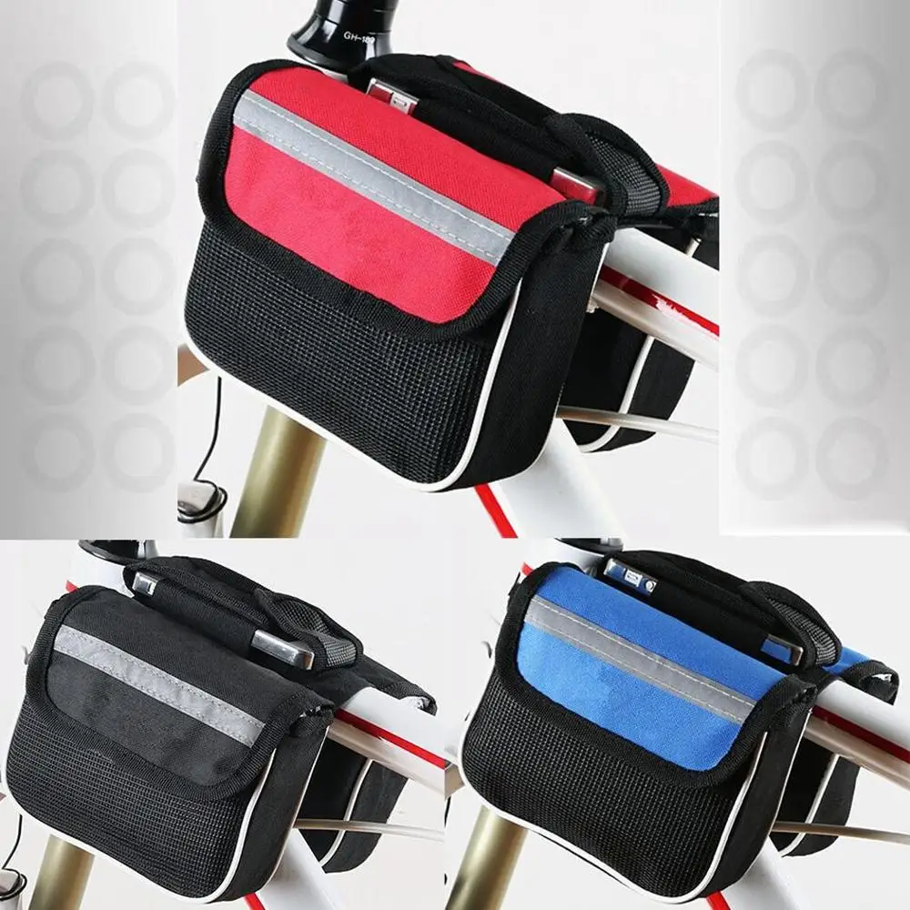 

New Mountain Bicycle Bag Frame Tube Saddle Pack Double Side Frame Bag Pannier Cycling Bike Pouch Bikes Accessories For Men Women