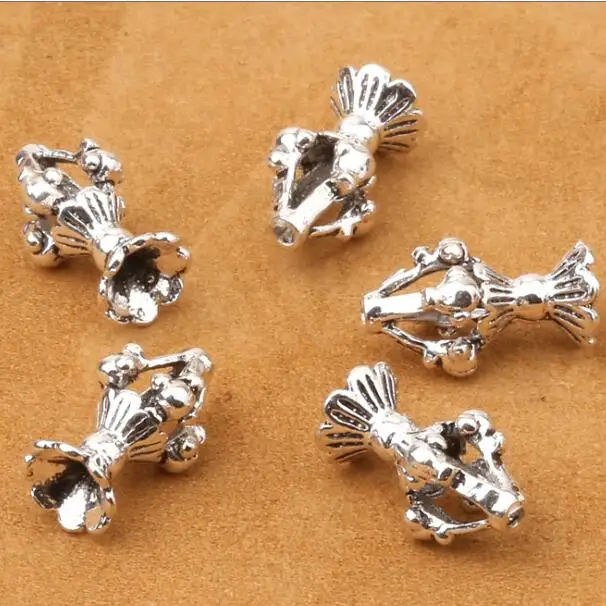 Buy 100 Silver Tibetan Dorje Bead Sterling Tibetan