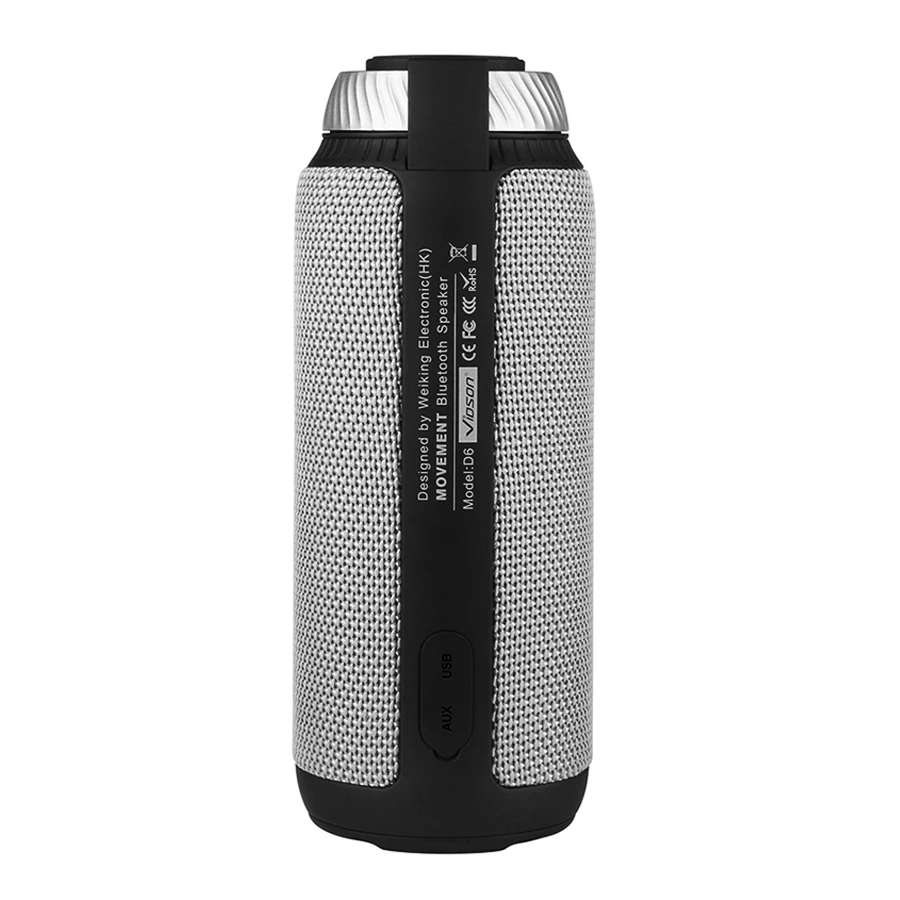 Original Vidson D6 Mini Bluetooth Speaker Portable Wireless Speaker with 360 Degree Stereo Sound for IOS Android Xiaomi Player Original Vidson D6 Mini Bluetooth Speaker Portable Wireless Speaker with 360 Degree Stereo Sound for IOS Android Xiaomi Player