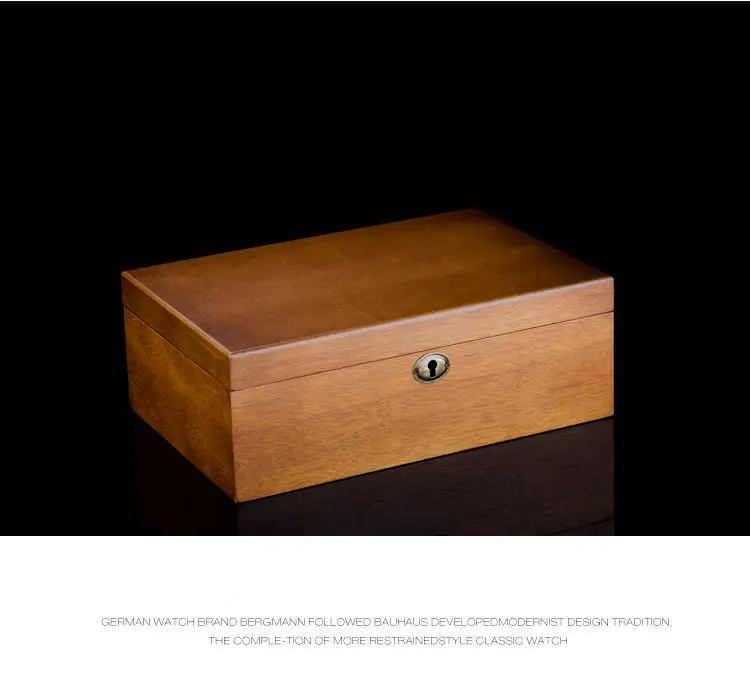 10 Slots Wood Watch Case Storage Box Luxury Solid Wood Watch Box Organizer Display Holder For Men Gift Boxes