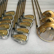 Фирменная Новинка 4 звезды Хонма S-06 Гольф полный набор Хонма клюшек для гольфа драйвер+ fairway wood+ электрический утюг комплект графитный вал с головных уборов