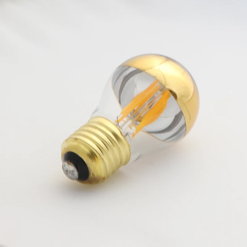 Joneaz 1X bombilla Светодиодная лампа накаливания E27 110 В 220 В диммер Золотой Топ G45 Пузырьковые шариковые лампы золотые лампы с регулируемой яркостью 4 Вт 2700 к