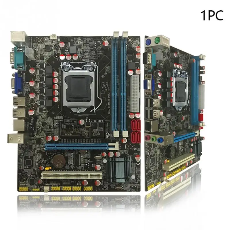 

Dual Channel Mini Integrated Office Accessories USB Ports High Compatibility Computer Motherboard Practical CPU for Intel H55