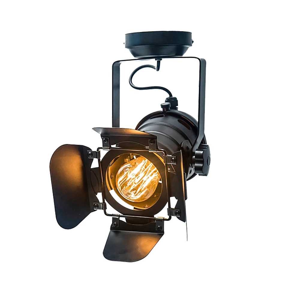 Oygroup Ретро Лофт эластичный потолочный светильник современный Утюг гостиная Освещение паб клубной сцене Cafe подъема лампа# OYCL134