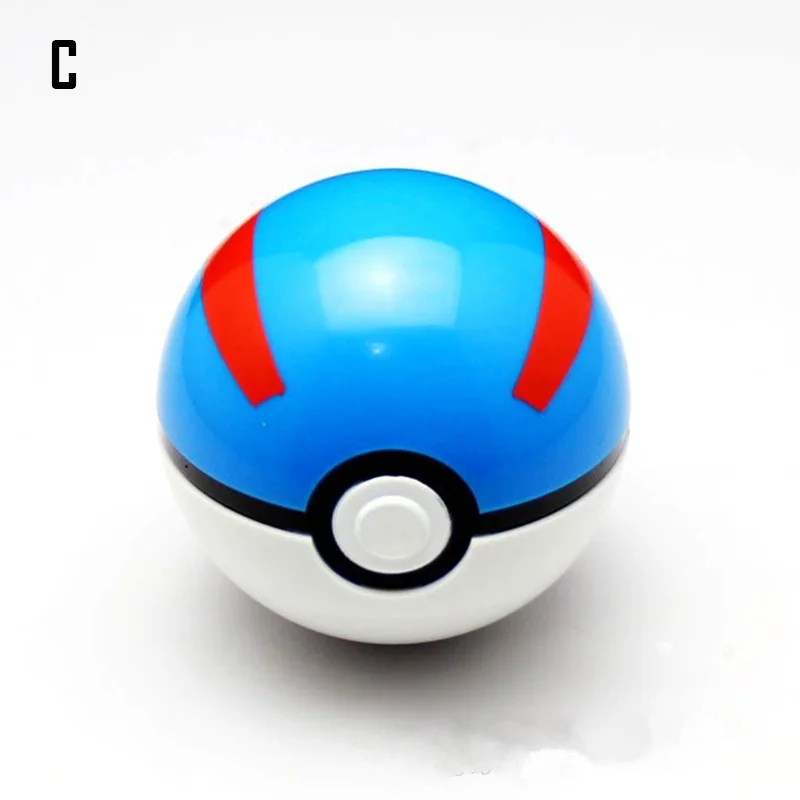1 шт. 7 см Poke ball игрушки открывающиеся фигурки героев Pokeball Babe великий мастер мяч