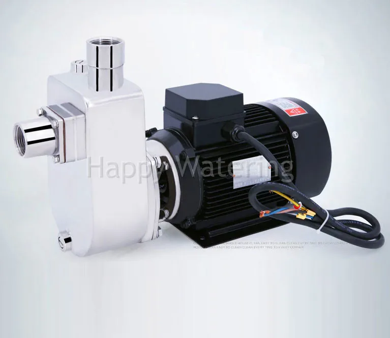 SS304 1500W Large Flow Self Priming Pump for Water Chemicals Wine Anti-acid and Anti-alkalinity Food Grade | Обустройство дома