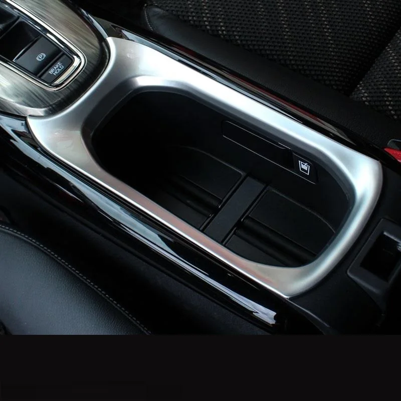 

Auto Automobile Decorative Control System Cup Gear Interior Dashing Trim Accessories Sticker Strip Bright 18 19 FOR Honda XR-V