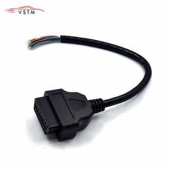 

OBD OBD2 16Pin Female Extension Opening Cable Car Diagnostic Interface Connector OBD II Female Converter OBD2 Male Cable