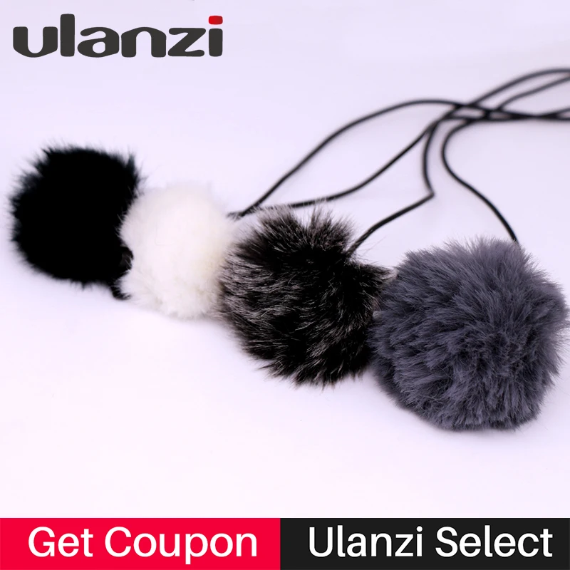 

Ulanzi 4pcs/set Outdoor Microphone Windscreen Muff Cover Wind Shield for BOYA BY-M1 BY-WM4 Aputure Lavalier Label Microphone