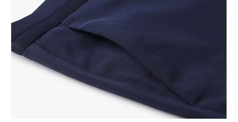 2017 autumn new Fashion pants men slim fit classic business mens pants trousers for male Zipper Fly Black Blue Size 28-35 9828-12