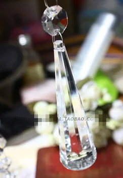 

020 Crystal chandelier parts crystal pendants for chandeliers K9 High grade &Wedding crystal lamp accessories 80mm