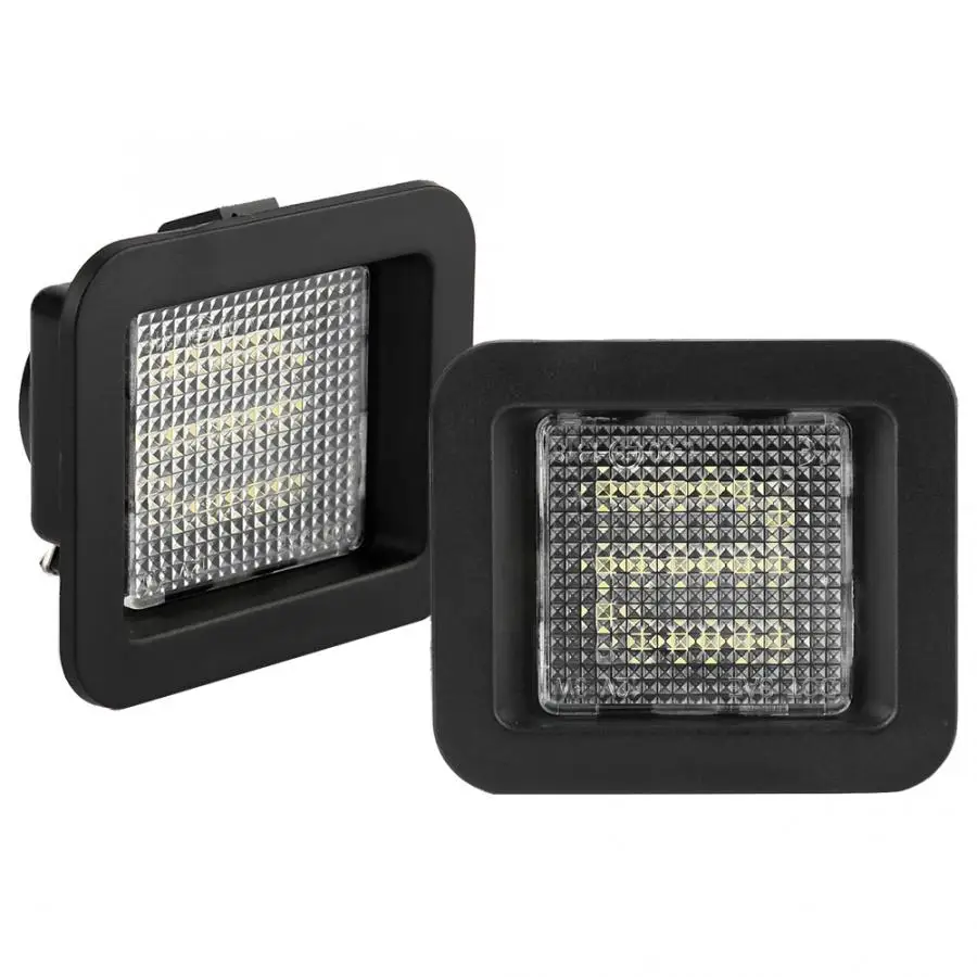 

2pcs 18 LED Beads Car Styling License Plate LED Light Lamp for Ford F-150 2015 2016 2017 2018 2019