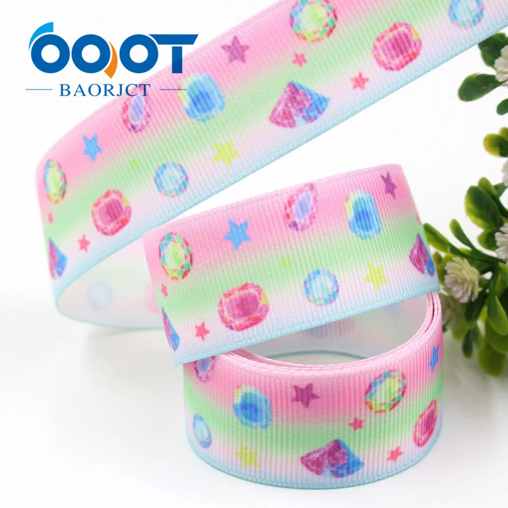 OOOT BAORJCT I-19308-552 25 мм 10 ярдов мультфильм термотрансферные печатные корсажные ленты, лук кепки DIY аксессуары украшения