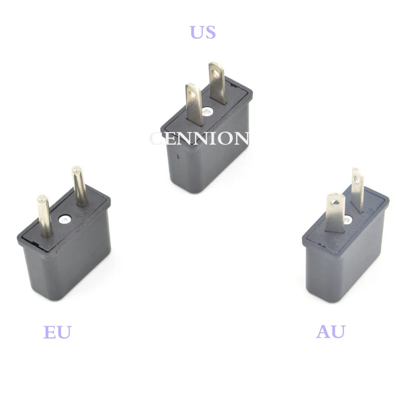 EU US AU AC 2pins Power Plug дорожный адаптер конвертер для Америки Европы Австралии Новой