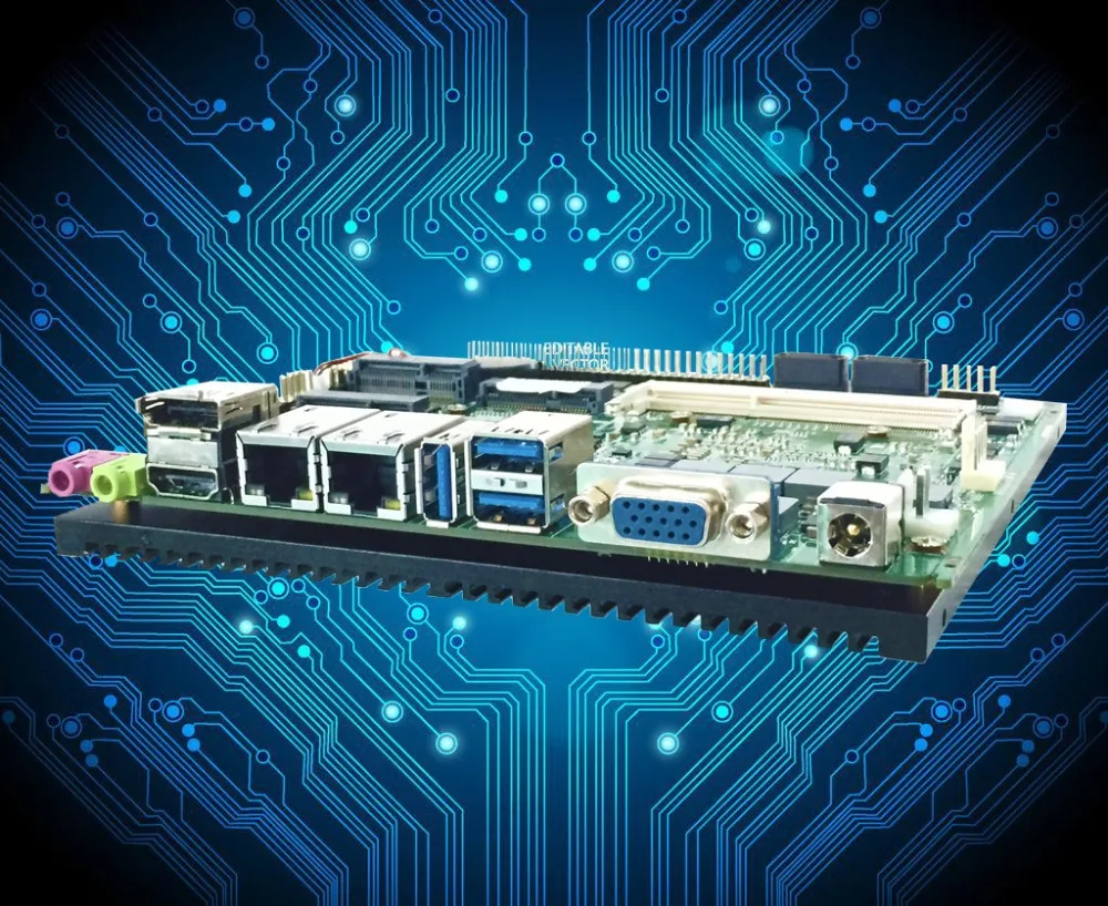 

3.5 Inch Fanless Single Board Computer Onboard 4G RAM