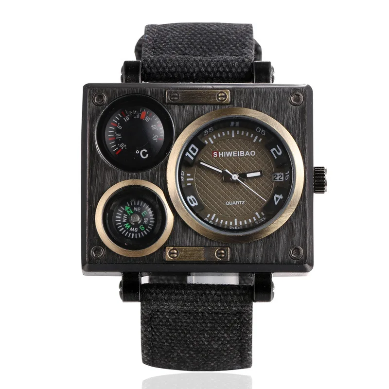

Men's Square Calendar Watch