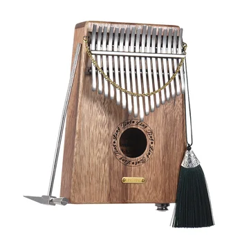 

17-key Kalimba Thumb Piano Mbira Sanza Swartizia Spp Solid Wood with Carry Bag Music Book Stickers Tuning Hammer Musical Gift