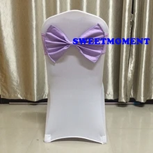 200 сиреневый цвет свадебный спандекс стул бант