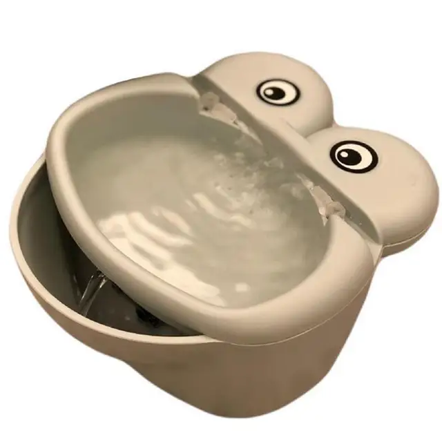 LanLan Automatic Pet Water Fountain Electric Frog Water Dispenser for Cat Dog-25