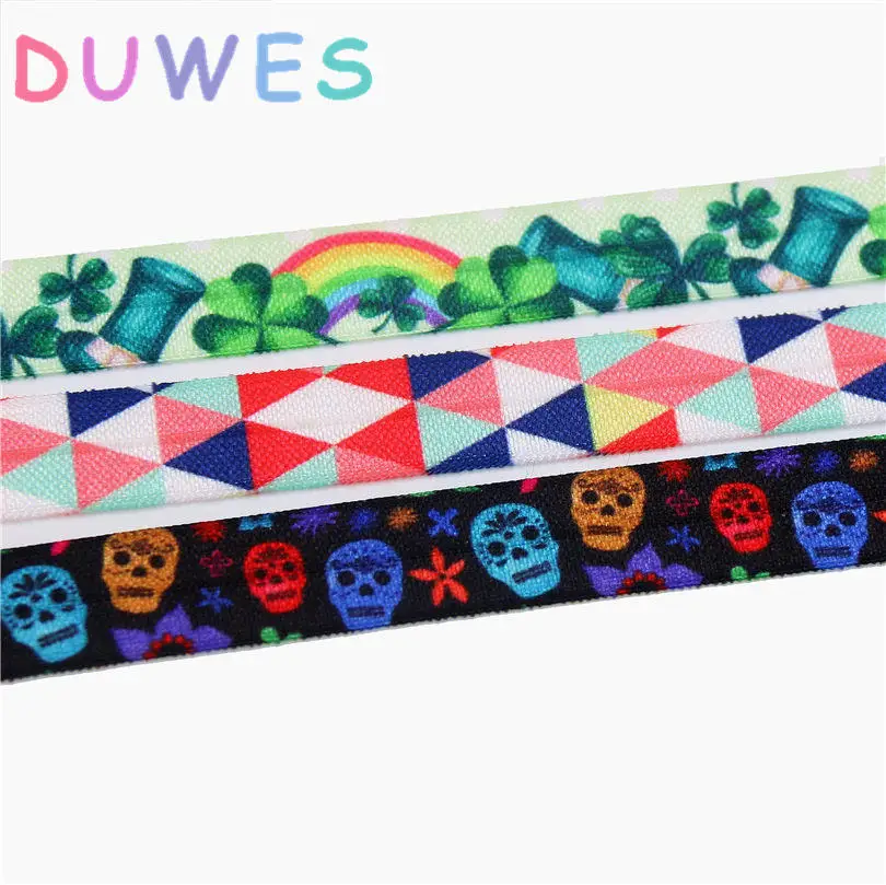 DUWES 5/8 ''Бесплатная доставка Патрик Геометрическая Коко sku напечатанная