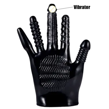 BEEGER Pleasure Fister Textured Fisting Glove,Magic Palm Hand Masturbation Sex Glove.Massage Glove Couple Adult Games Flirting 3