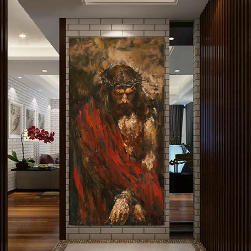 Ecce homo by Anatoly Shumkin HD принт Иисус Христос картина маслом на холсте Художественная печать домашний декор холст настенная живопись картина