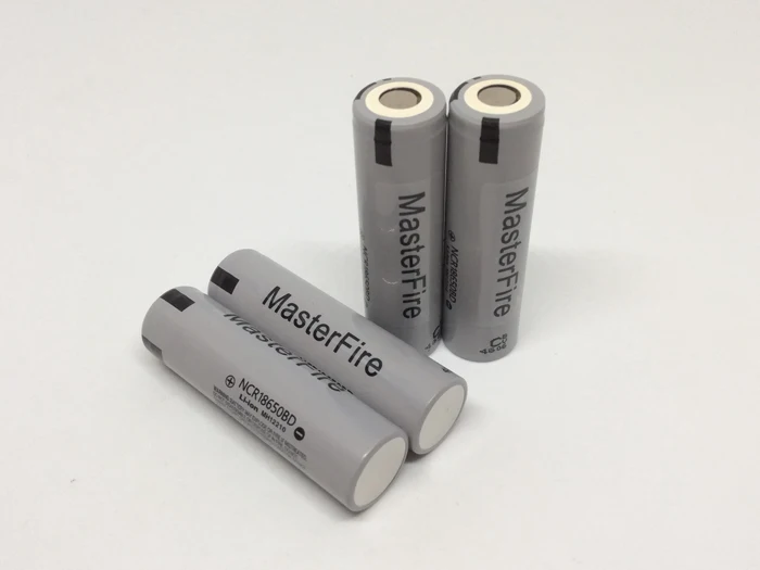 MasterFire 10 шт./лот натуральная 18650 NCR18650BD 3,7 V 3200 мА/ч, 10A разряда батареи батаейки к электронным сигаретам для цифрового фотоаппарата Panasonic