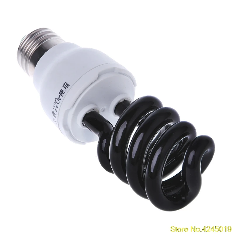 Новинка, модель высокого качества E27 5/15/20W UV ультрафиолетовые люминесцентные черный светильник CFL светильник Лампа 220V
