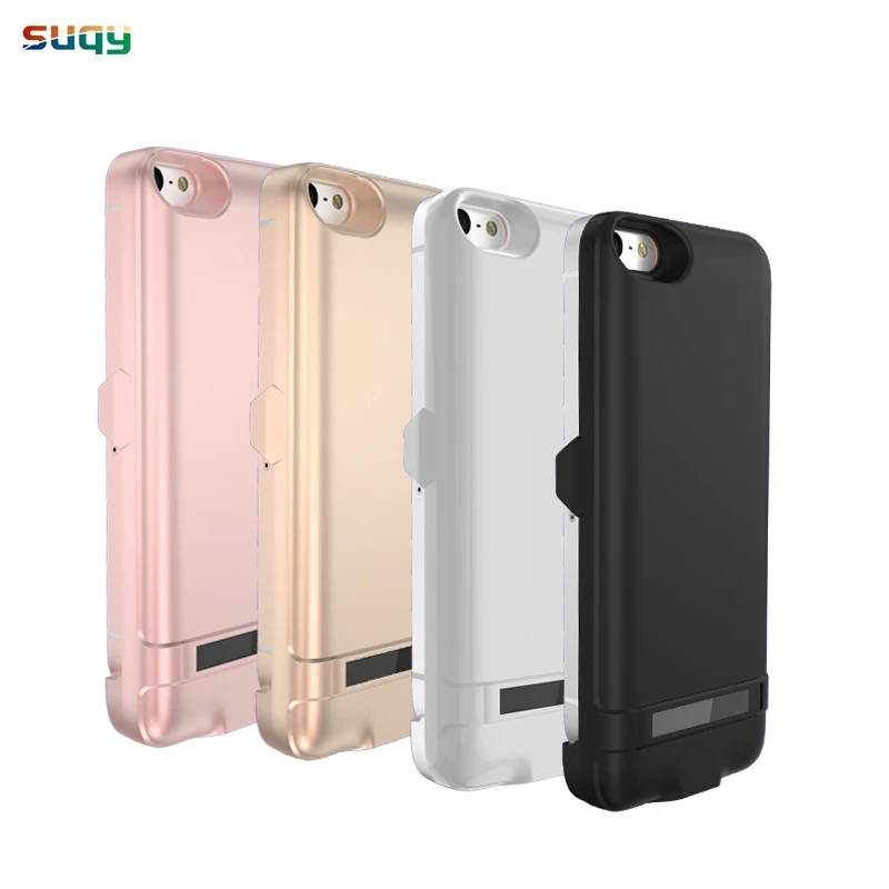Kopen Suqy 4200 mAh voor iphone 5 5g 5 s 5se Batterij Oplaadbare Battrey Oplader voor iphone 5 5 s 5se Smart Accumulator Case