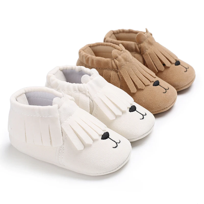 Baby Boys Girls Shoes Cartoon Animal Moccasins Newborn Infant Footwear