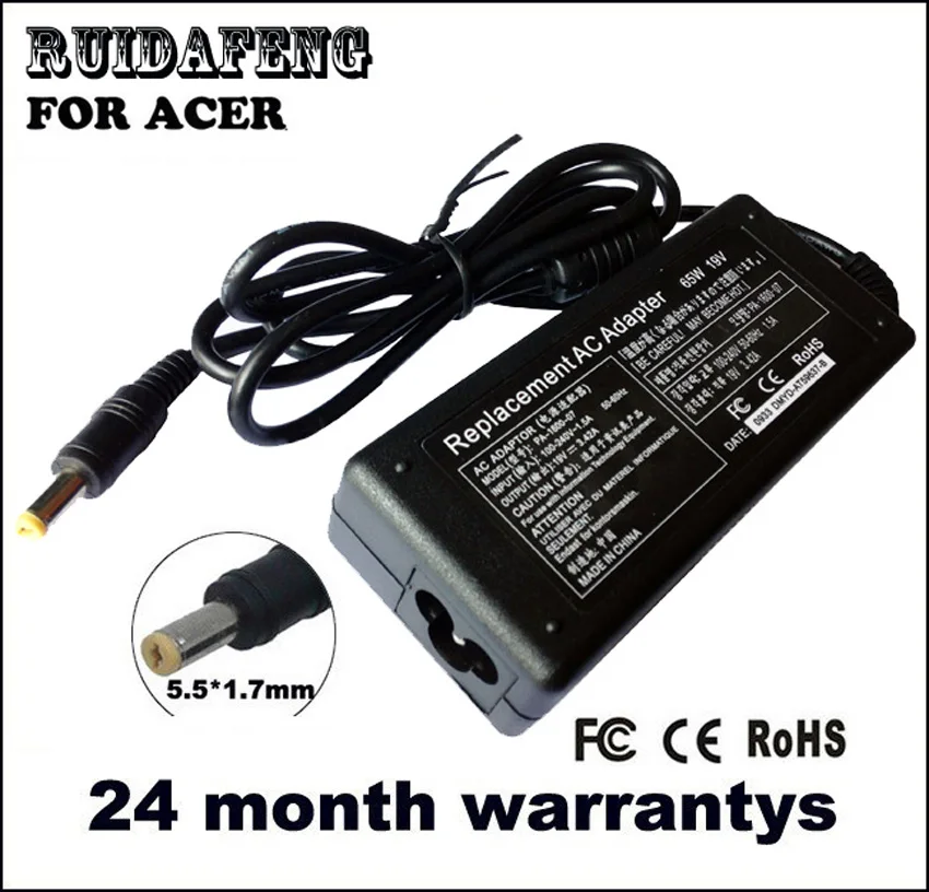 

ADAPTER CHARGER 19V 3.42A FOR ACER LAPTOP ASPIRE 5551 5742 5750 5315