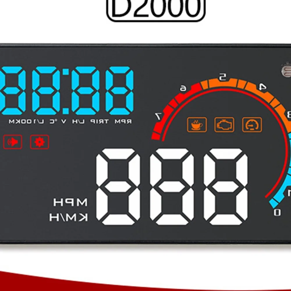

newOBD2 Car HUD Head-up Display Car Universal Driving Computer D2000