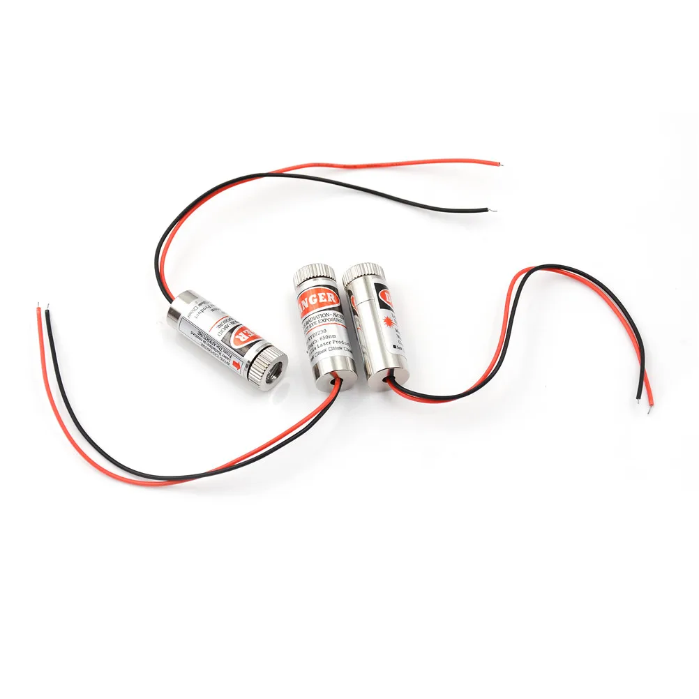 

1PCS 650nm 5mW Red Point Laser Line Module Glass Lens Focusable Industrial Class