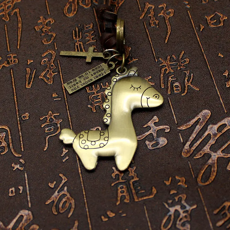 Новинка 2019 модное мужское ожерелье XiongHang из искусственной кожи популярное для