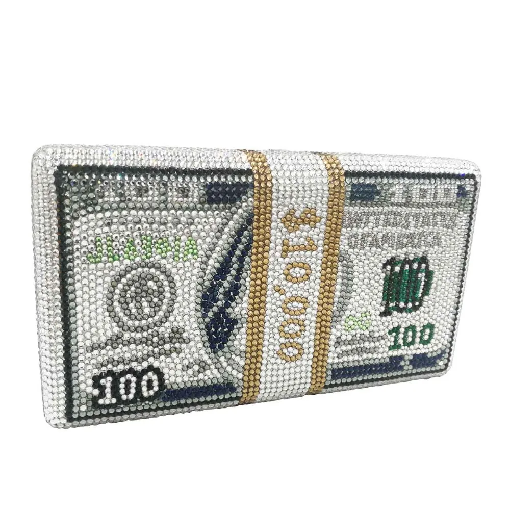 bedazzled money purse