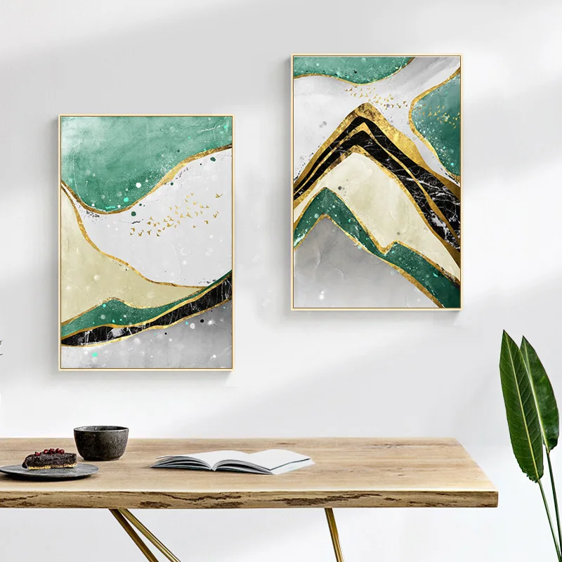 

Madbee Marble Poster Abstract Canvas Painting Nordic Wall Art Cuadros Posters And Prints Wall Pictures For Living Room