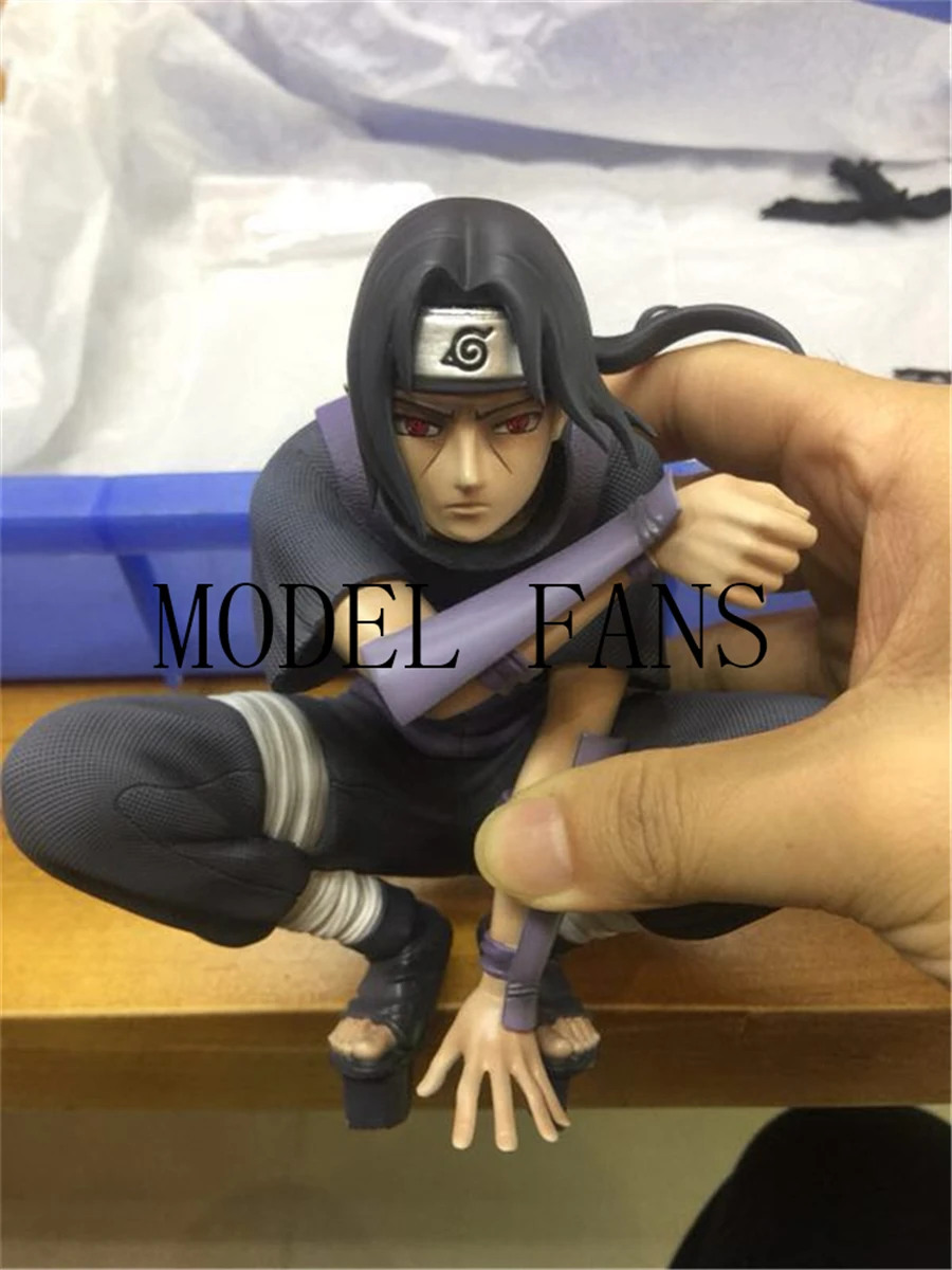 MODEL FANS INSTOCK NARUTO STR studio Uchiha Itachi GK resin statue contian led light figure for Collection