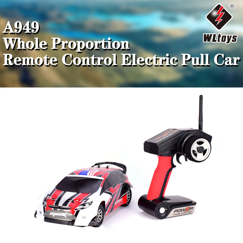 

Wltoys A949 2.4G 1/18 4WD 40km/h Racing car High Speed Remote Control Electric Pull Car RC Speedcar kids toy gift