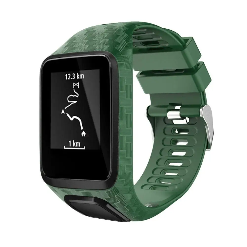 

Silicone Replacement Watch Band Wristband Strap for Tomtom Runner 2 3 Spark 3 Adventurer Golfer GPS Running Smart Bracelet