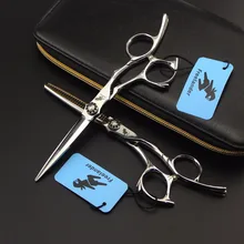6 дюймов VG10 Парикмахерская Парикмахерские ножницы японские ножницы стрижка парикмахера комплект профессиональные машинки для стрижки волос комплект