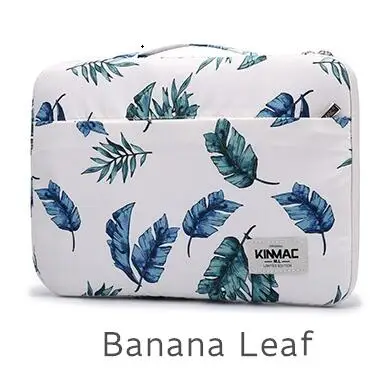 Бренд Kinmac сумка чехол для ноутбука 1", 13", 1", 15", 15,", сумка для MacBook Air Pro 13,3, 15,4 KS022 - Цвет: Banana Leaf